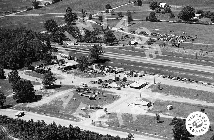 Milan Dragway - 1981 Aerial Photo